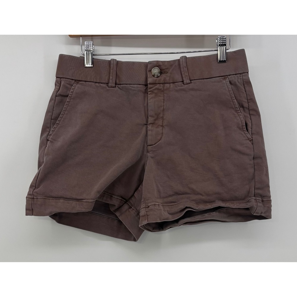 Buckle Black Fit No. 53 Shorts Women's 28 Brown Twill Cuffed